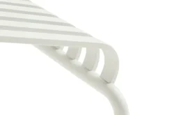 Chaise longue Palissade, Cream white