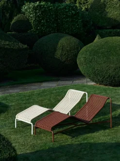 Chaise longue Palissade Cord, Iron red