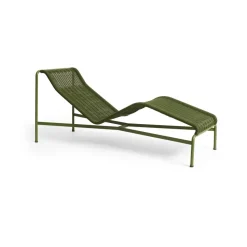 Chaise longue Palissade Cord, Olive