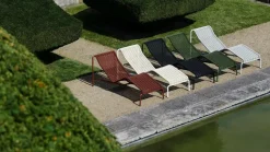 Chaise longue Palissade Cord, Anthracite