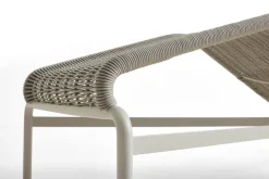 Chaise longue Palissade Cord, Sky grey