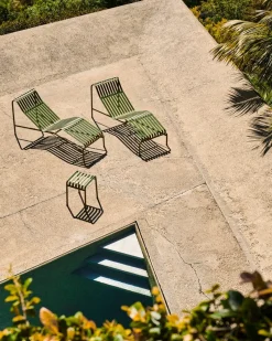 Chaise longue Palissade, Olive