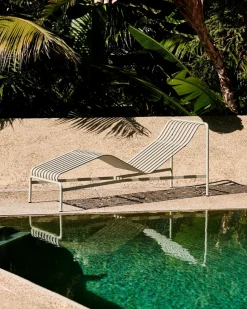 Chaise longue Palissade, Sky grey