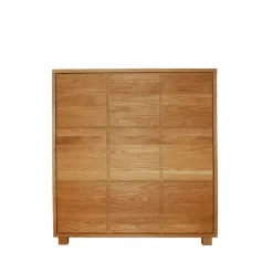 Cómoda 1, Roble aceitado, 5 cajones