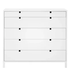 Cómoda Square 5 cajones, Blanco