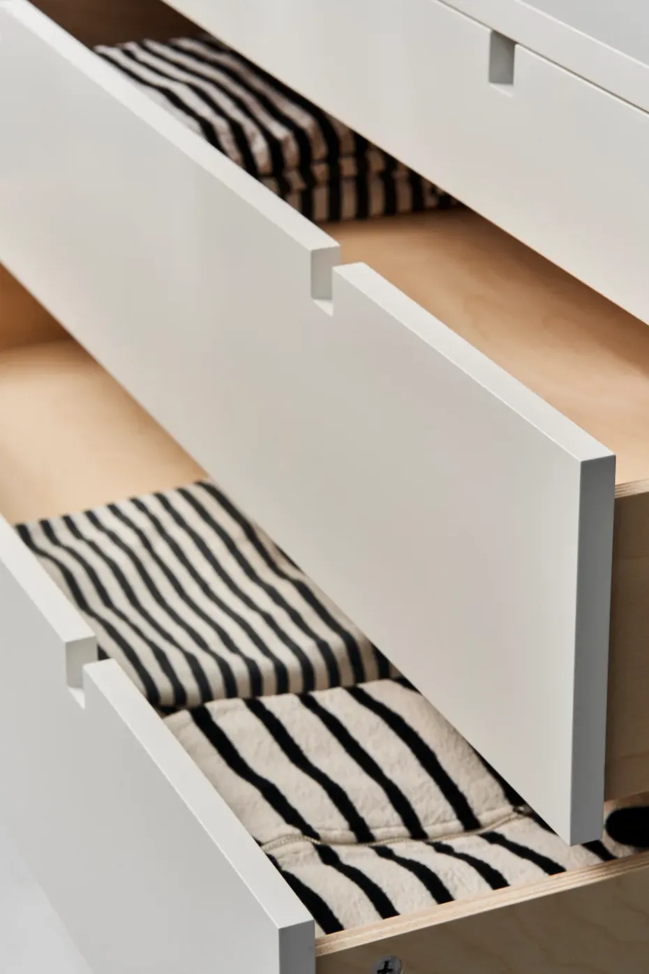 Cómoda Square 5 cajones, Blanco