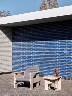 Cojín acolchado para la butaca Crate, Gris cielo