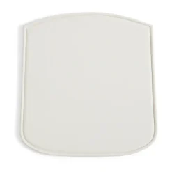 Cojín de asiento Deville, Blanco crema, 42x39,8 cm