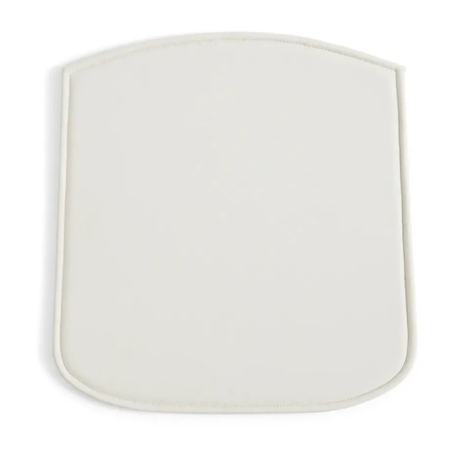 Cojín de asiento Deville, Blanco crema, 42x39,8 cm