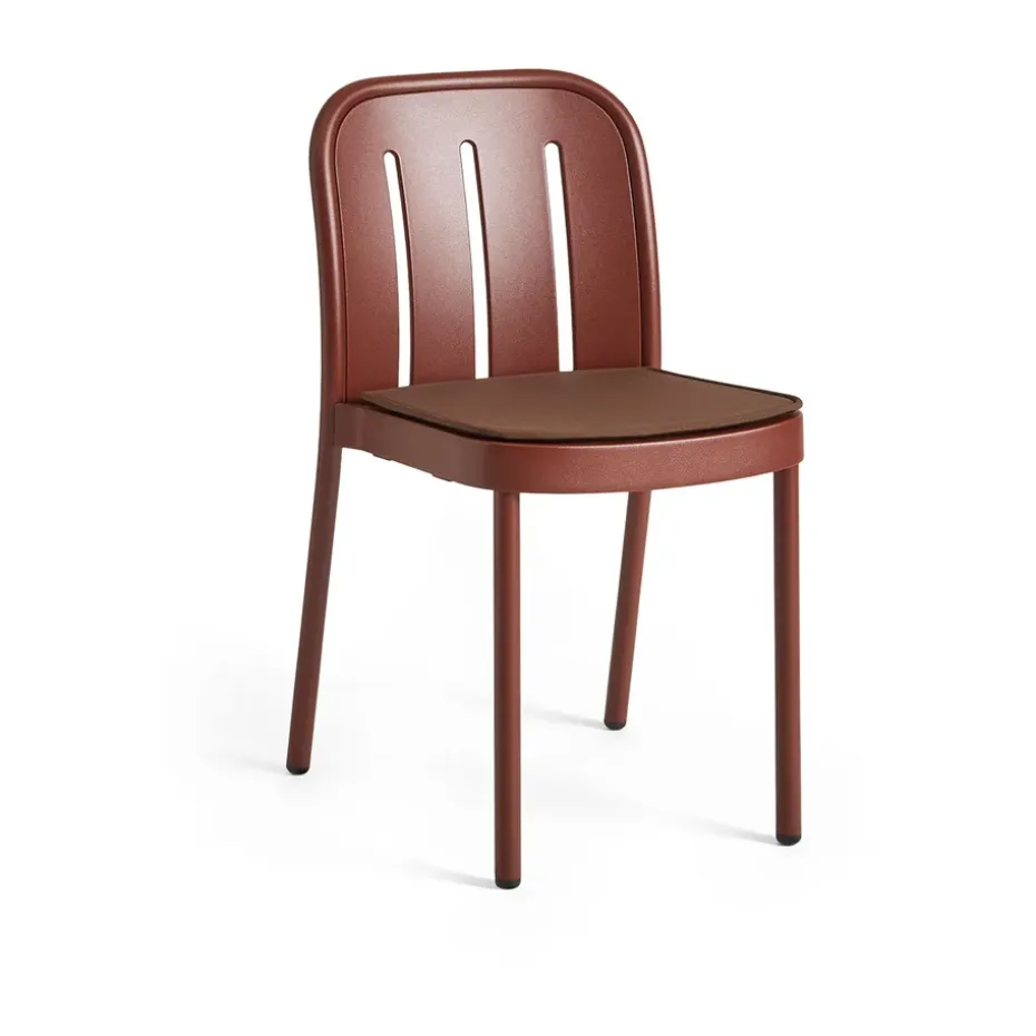 Cojín de asiento Deville, Iron red, 42x39,8 cm