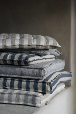 Cojín de asiento Ernst marmoleado 45x45 cm, Gris