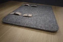 Cojín de asiento Nostalgi 33x40 cm, Lana gris natural