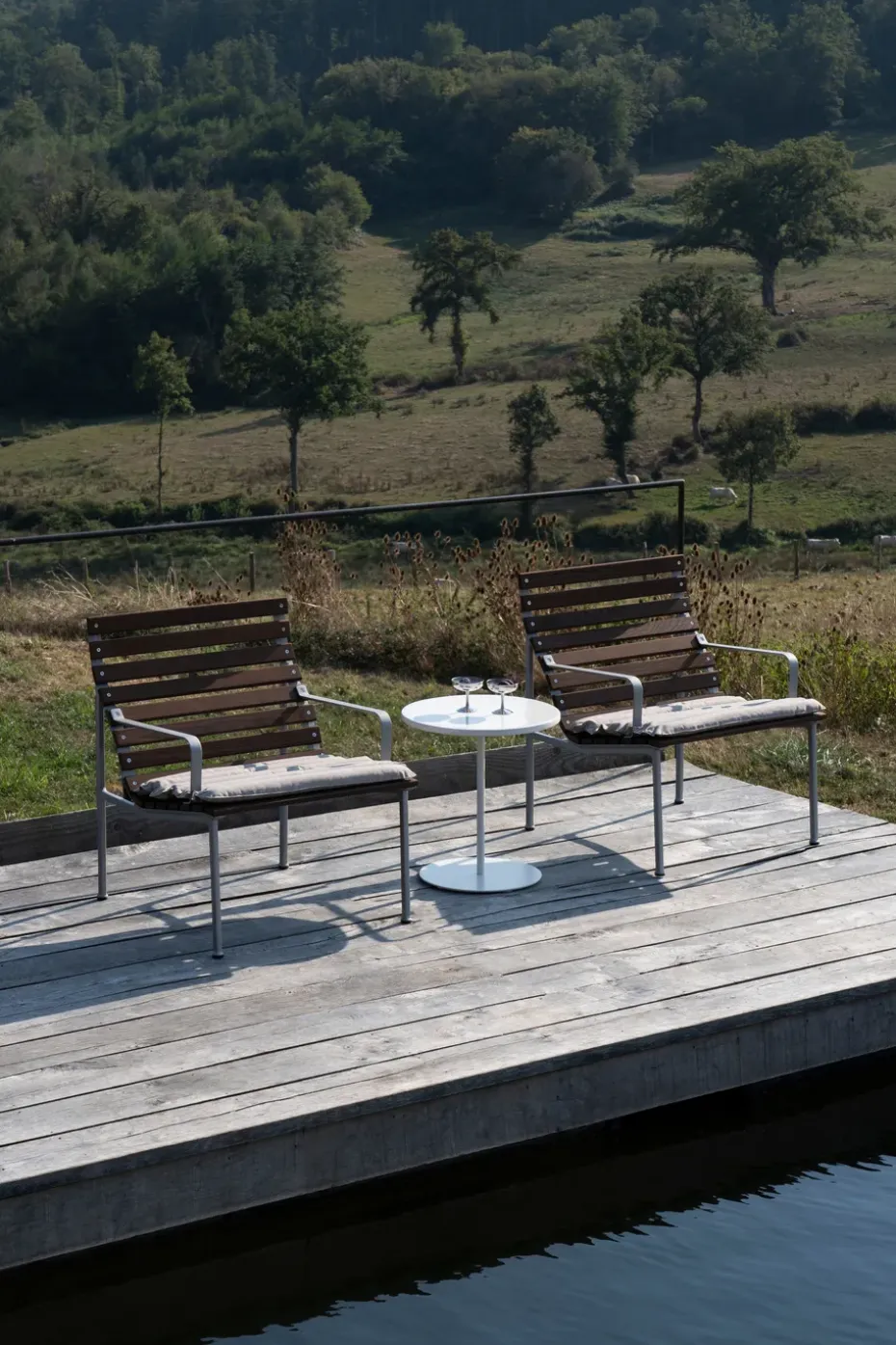 Cojín de asiento Traverse Quilted Lounge Chair/Armchair, Beige arena