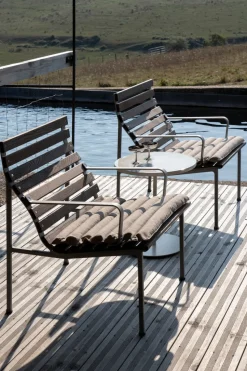 Cojín de asiento Traverse Quilted Lounge Chair/Armchair, Beige arena