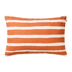 Cojín de exterior Block Stripe 40x60 cm, Apricot orange-off white