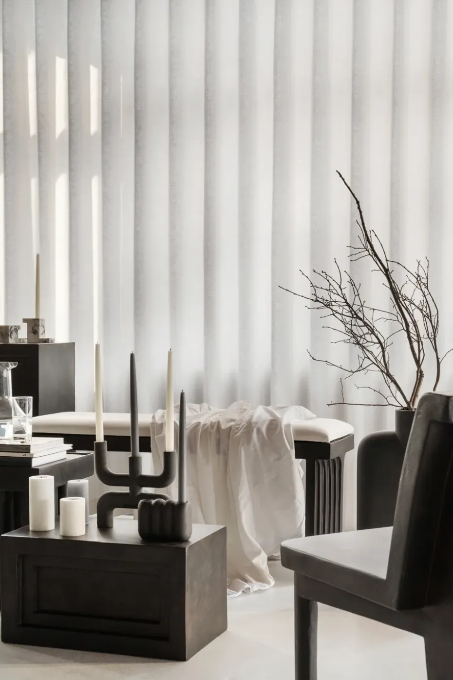 Cojín de lino para banco Arc 35x120 cm, Linen