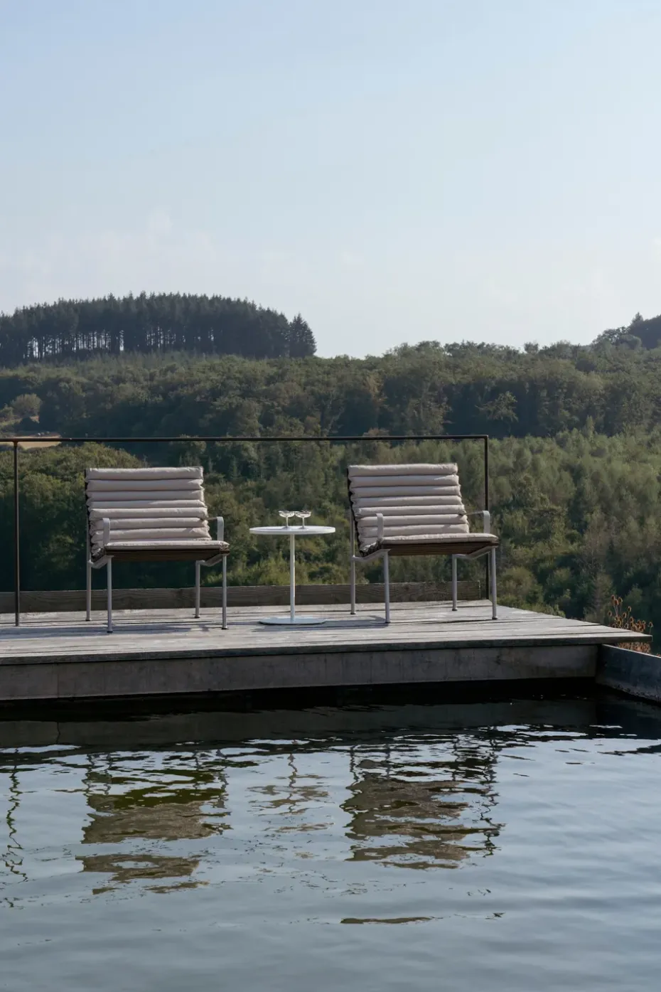 Cojín de respaldo y asiento Traverse Quilted Lounge Chair/Armchair , Beige arena