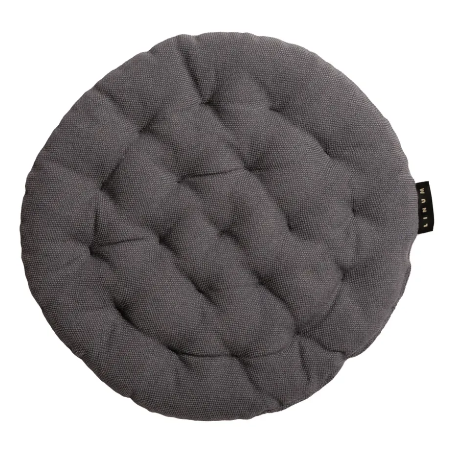 Cojín de silla Pepper Ø37 cm, Gris granito