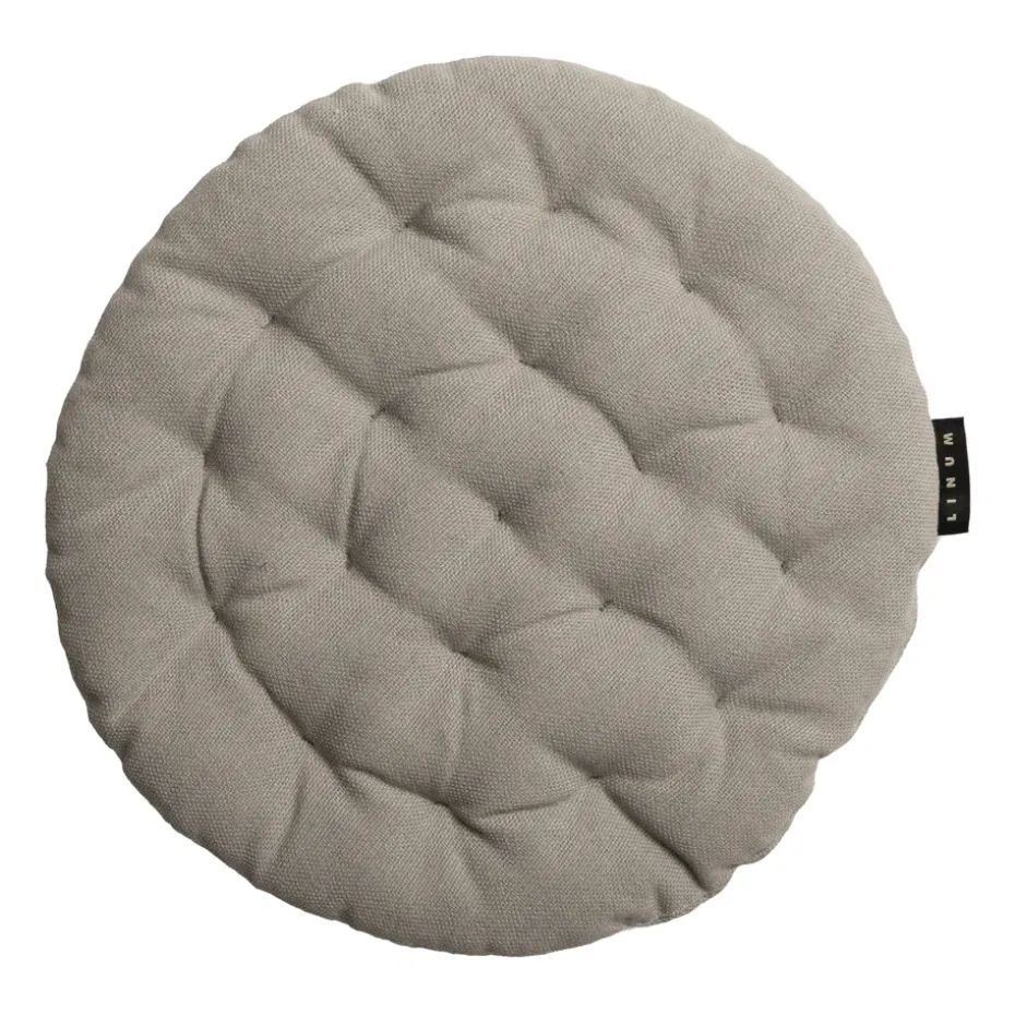 Cojín de silla Pepper Ø37 cm, gris claro