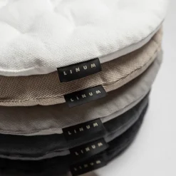 Cojín de silla Pepper Ø37 cm, gris claro