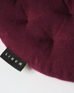 Cojín de silla Pepper Ø37 cm, Rojo burdeos