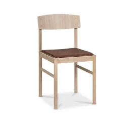 Cojín de silla Rod, Cuero coñac