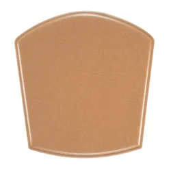 Cojín de silla ZigZag, Cuero bonded camel