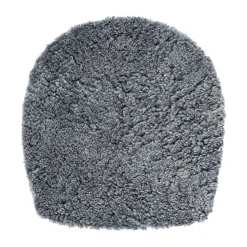 Cojín de taburete bar Y5 piel de oveja, Grafito