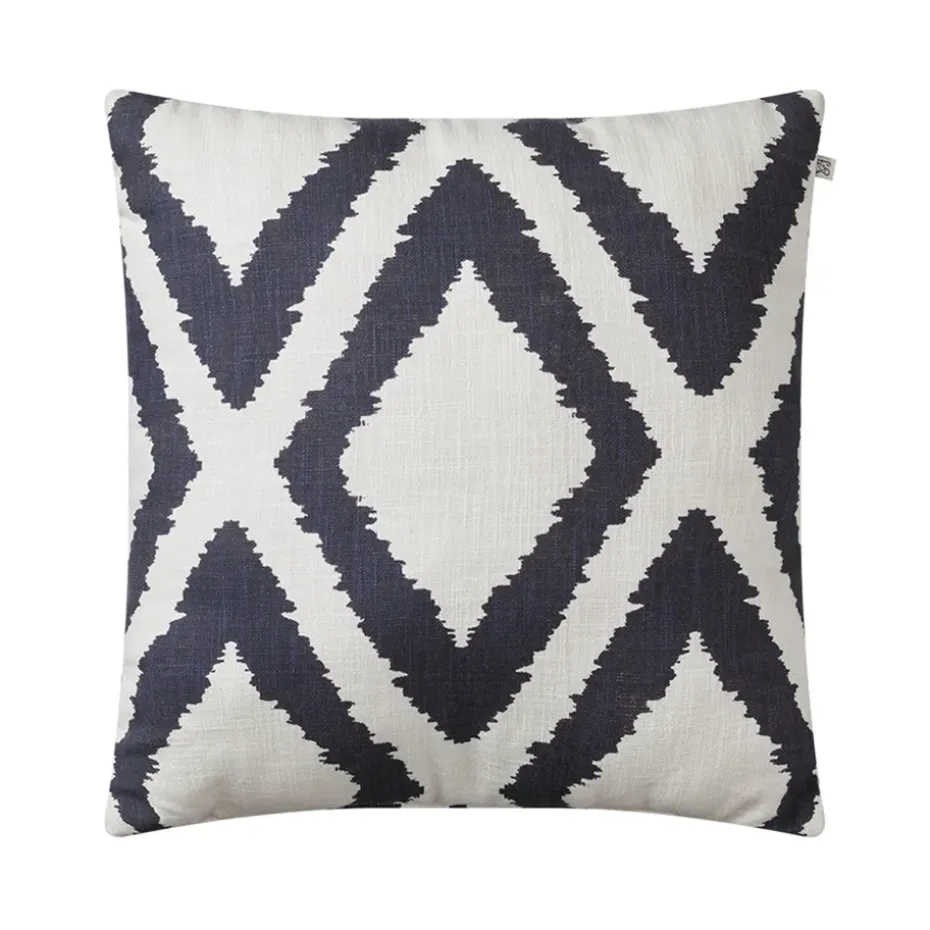 Cojín Diamond, Blue/off white