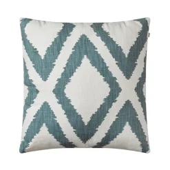 Cojín Diamond, Heaven blue/offwhite