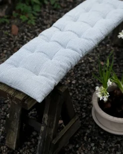 Cojín Ernst 30x100 cm, Azul y blanco