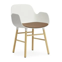 Cojín Form cuero ultra, Brandy 41574