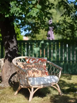 Cojín Ikat Delhi Outdoor 40x60 cm, Beige-aprikosorange