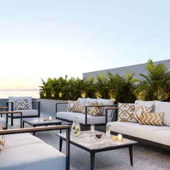 Cojín Ikat Sema, Sage/off white, 40 cm