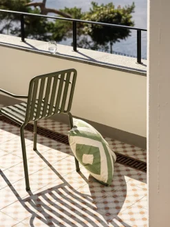 Cojín Impal Outdoor, Sage/off white, 50 cm