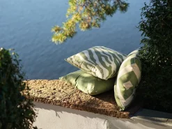 Cojín Impal Outdoor, Sage/off white, 50 cm