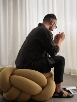 Cojín Knot XL, Yellow