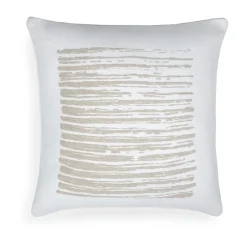 Cojín Linear square 50x50 cm, Blanco