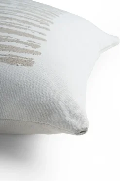 Cojín Linear square 50x50 cm, Blanco