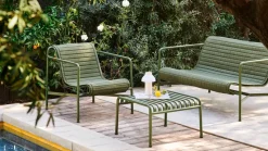 Cojín Palissade Quilted, Olive, para sillón lounge low