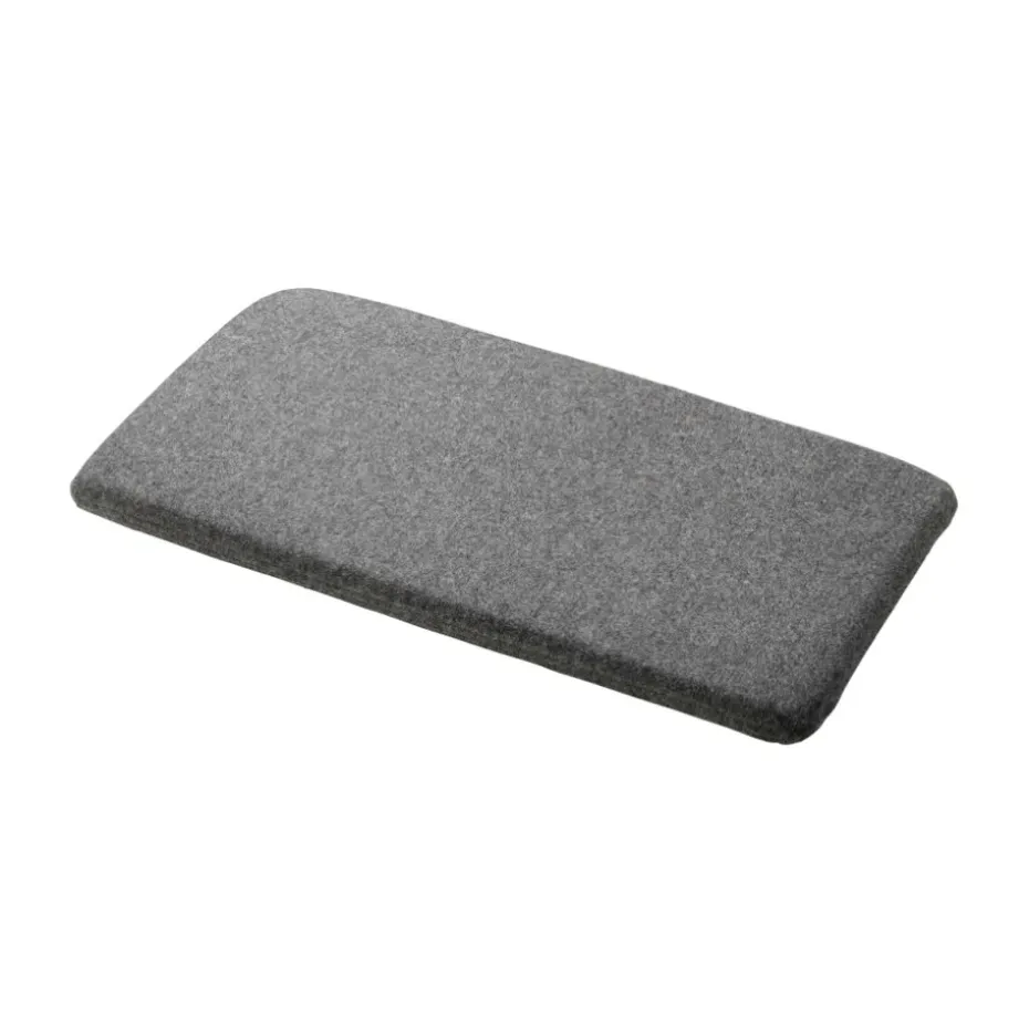 Cojín para asiento R6 Radius 33x65 cm, Dark mottled grey