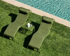 Cojín para chaise longue Palissade Quilted, Olive