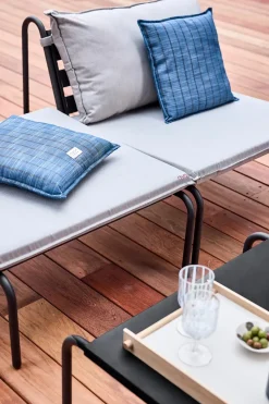 Cojín para exterior Kyoto 42x42 cm, Blue