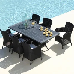 Cojín para silla con reposabrazos Hampsted, Cane-line Natté grey