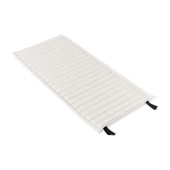 Cojín para silla con reposabrazos Palissade Dining Quilted, Cream white