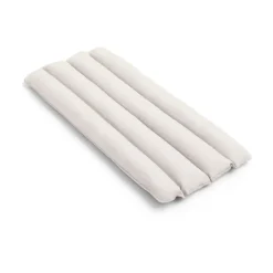 Cojín para silla con reposabrazos Palissade Dining Soft Quilted, Cream white