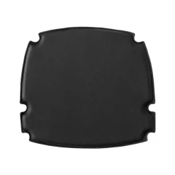 Cojín para silla Drawn HM4, Cuero negro
