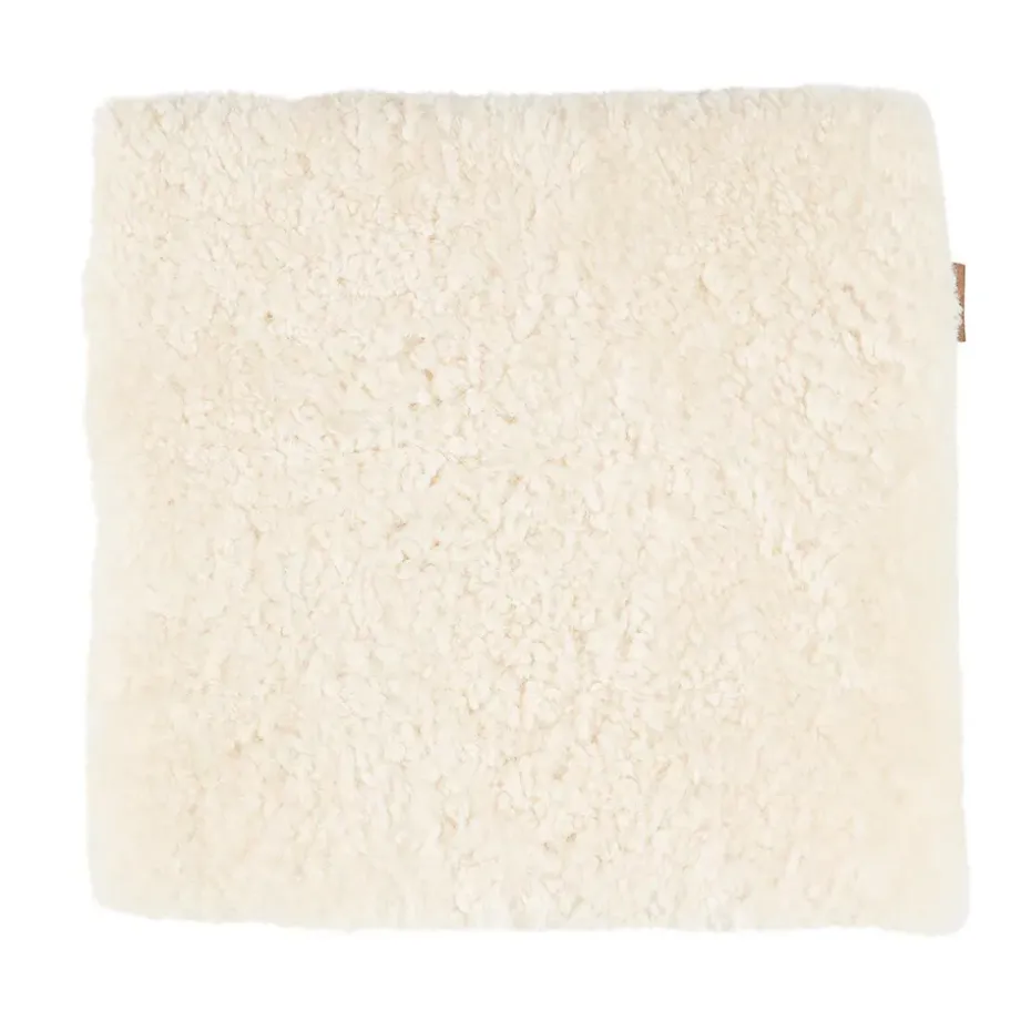 Cojín para silla Jill Shepherd acolchado 40 x 40 cm, crema