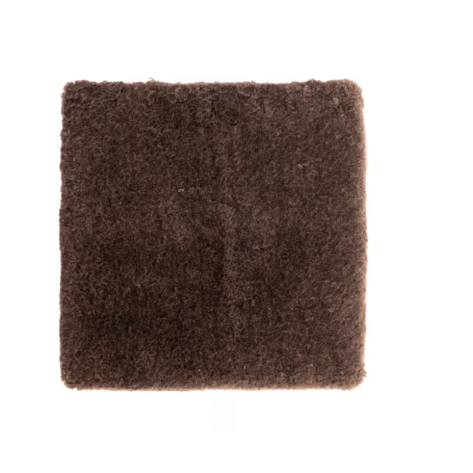 Cojín para silla Jill Shepherd acolchado 40 x 40 cm, marrón oscuro