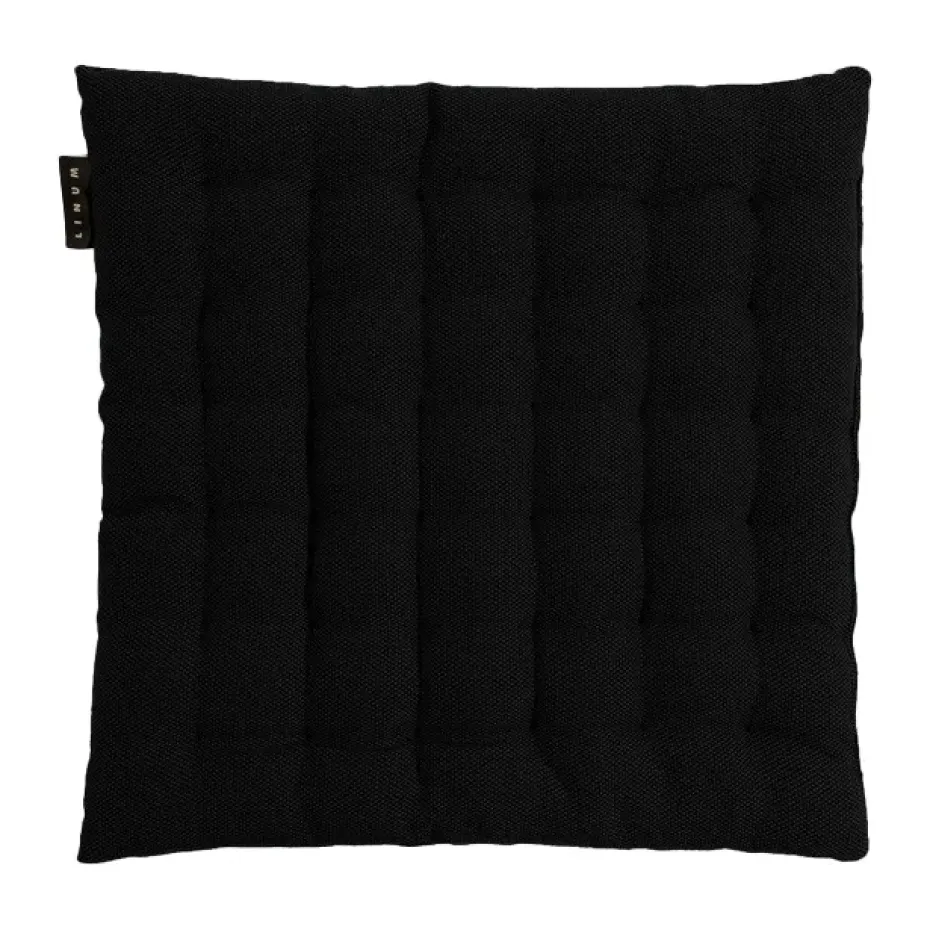 Cojín para silla Pepper 40x40 cm, Negro